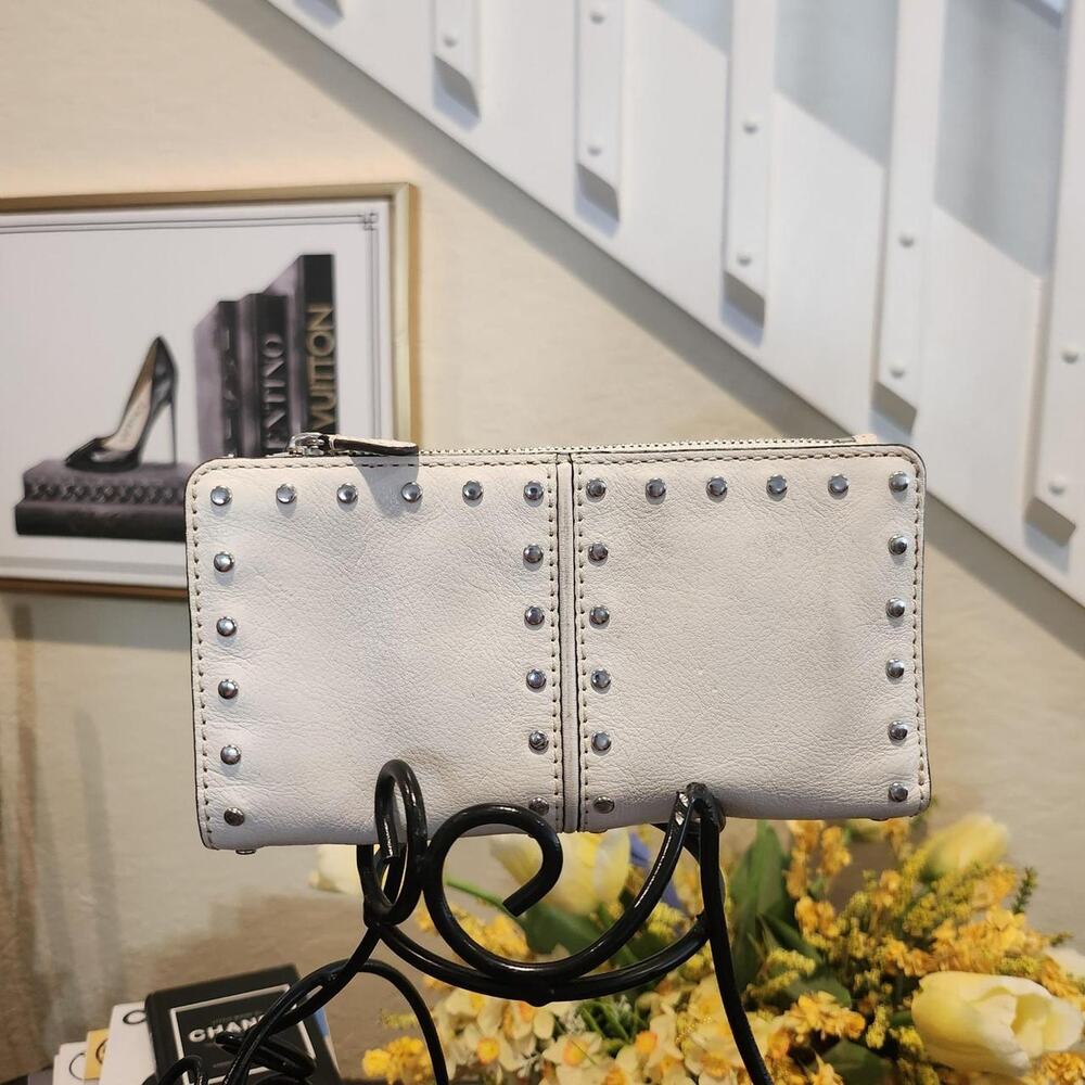 Michael kors studded bifold wallet